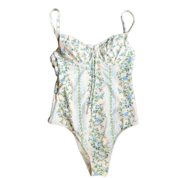 Shade & Shore Other - Shade & Shore NWOT Floral Print  Underwire One-Piece Swimsuit Size XS